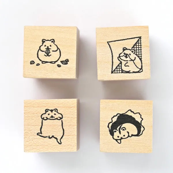 Pranks on the Edge Rubber Stamp Set - Hamster