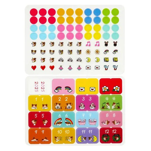 2025 Custom Diary Stickers - A5 Size - COCO and Wondrous Gang - Techo Treats