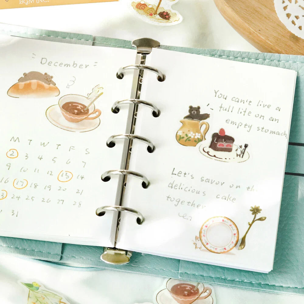 Afternoon Tea Party Foil-stamped Flake Seal - Let&