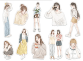 Amie Sticker - Comic Girl - Techo Treats