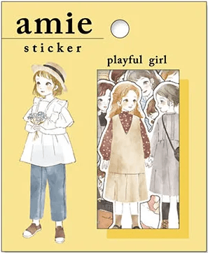 Amie Sticker - Playful Girl - Techo Treats