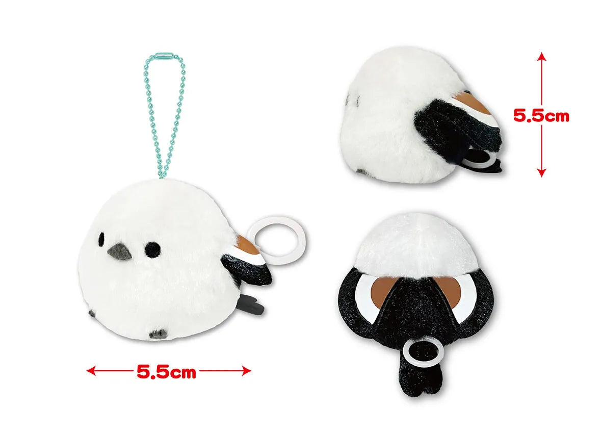 AMUSE Shimaenaga Long-tailed Tit Trembling Chain Mascot (5.5cm)