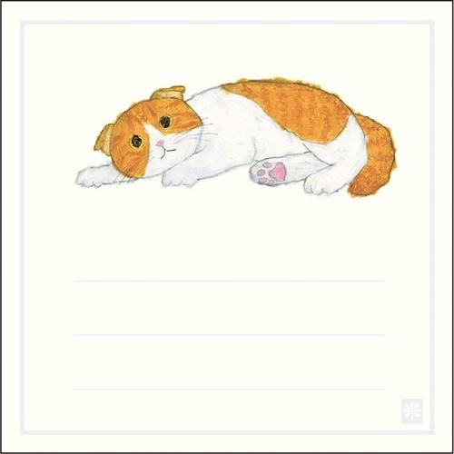 Anniversaries Double Message Pad - Cat - Techo Treats