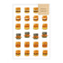 AOYOSHI Food x Animal Sticker - 014 Burger Animal - Techo Treats