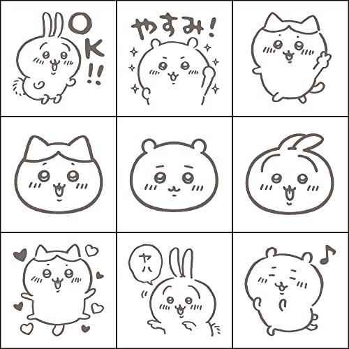 Beverly Chiikawa Check Rubber Stamp Set in Clear Case - Default Title by Techo Treats Stationery