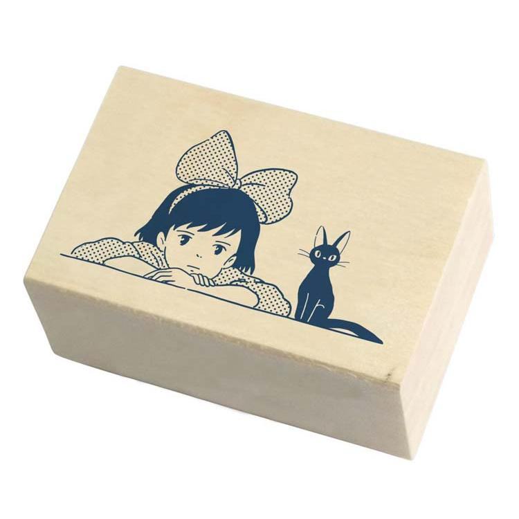 Beverly Ghibli x MT Pal Rubber Stamp - Kiki and Jiji - Default Title by Techo Treats Stationery
