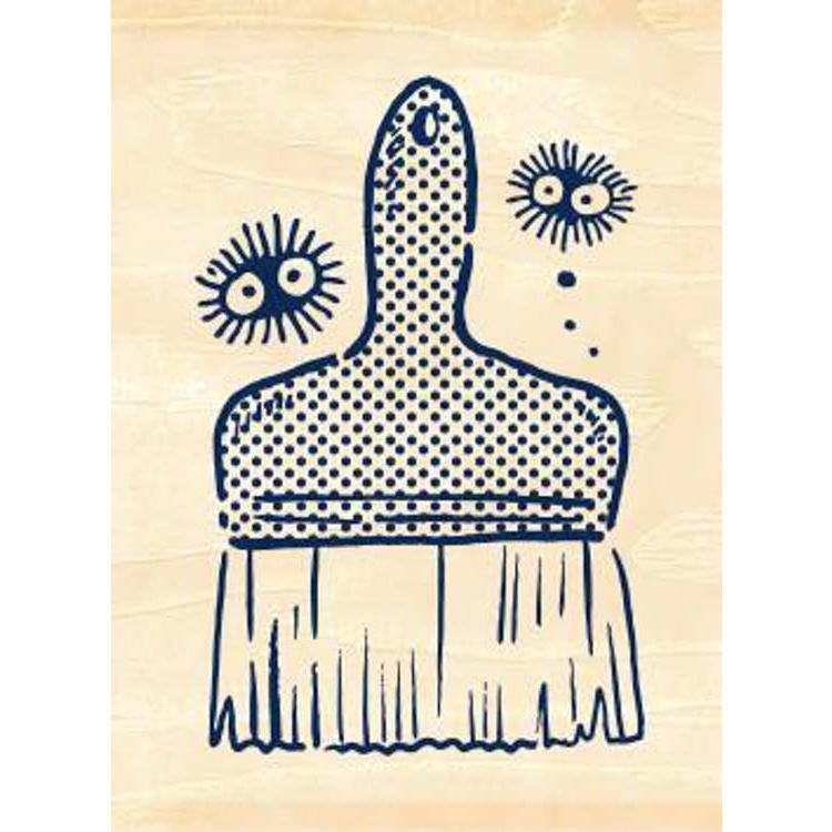 Beverly Ghibli x MT Pal Rubber Stamp - Kurosuke and Hake - Default Title by Techo Treats Stationery