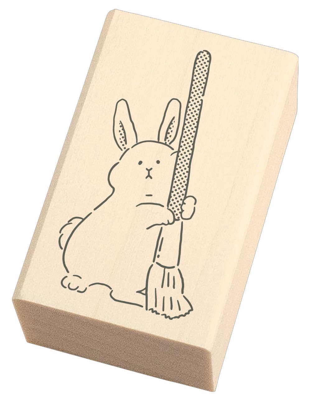 Beverly Ink Pal Rubber Stamp - Rabbit and Flap - Default Title by Techo Treats Stationery