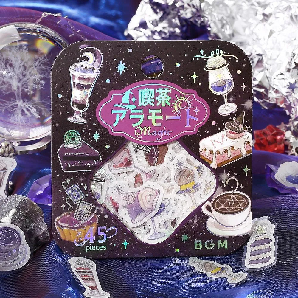 BGM Cafe A La Mode Magic Foil-stamped Flake Seal - Darkness