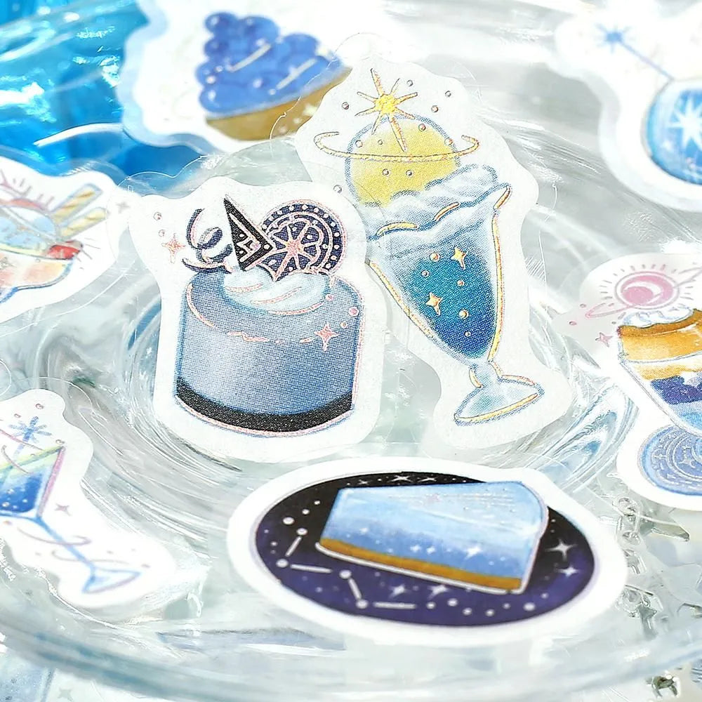 BGM Cafe A La Mode Magic Foil-stamped Flake Seal - Ice