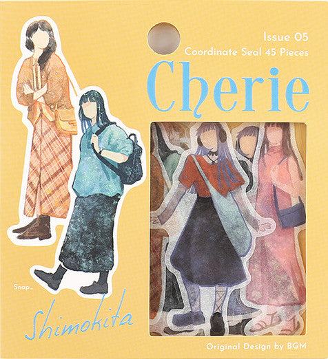 BGM Cherie Coordinate Seal - Shimokitazawa - Default Title by Techo Treats Stationery