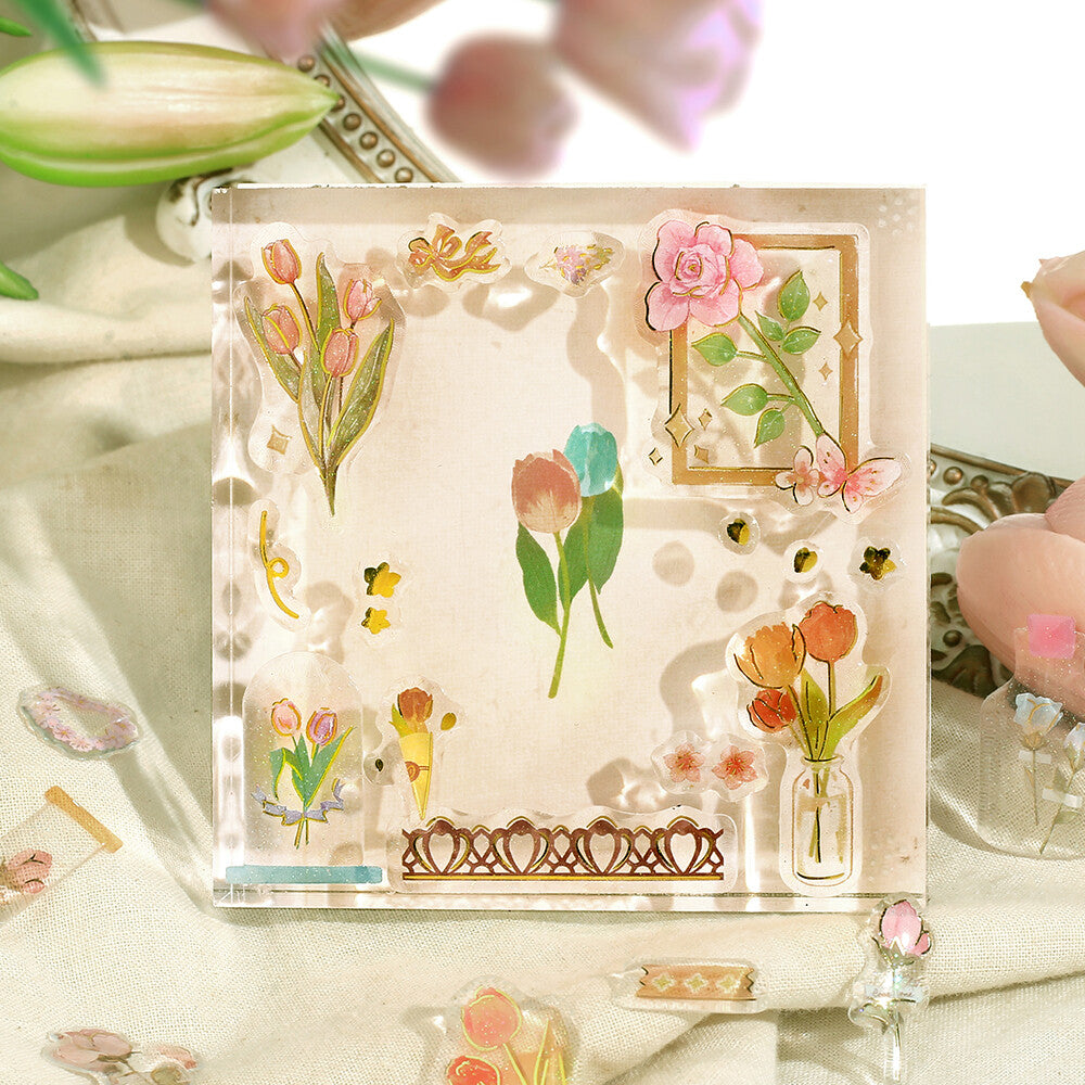 BGM Crystal Seal Epoxy Sticker - Garden - Default Title by Techo Treats Stationery