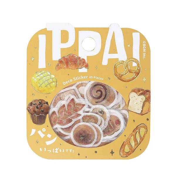 BGM IPPAI Deco Sticker Vol.2 - Full of Bread - Default Title by Techo Treats Stationery