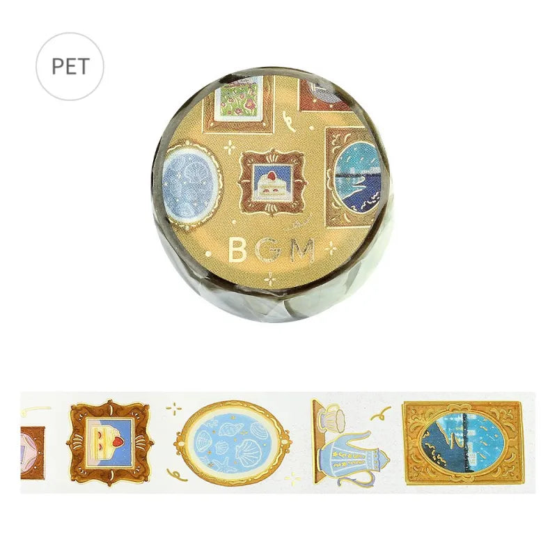 BGM LIFE Series Foil-stamped Clear Tape 20mm - Decorative Painting