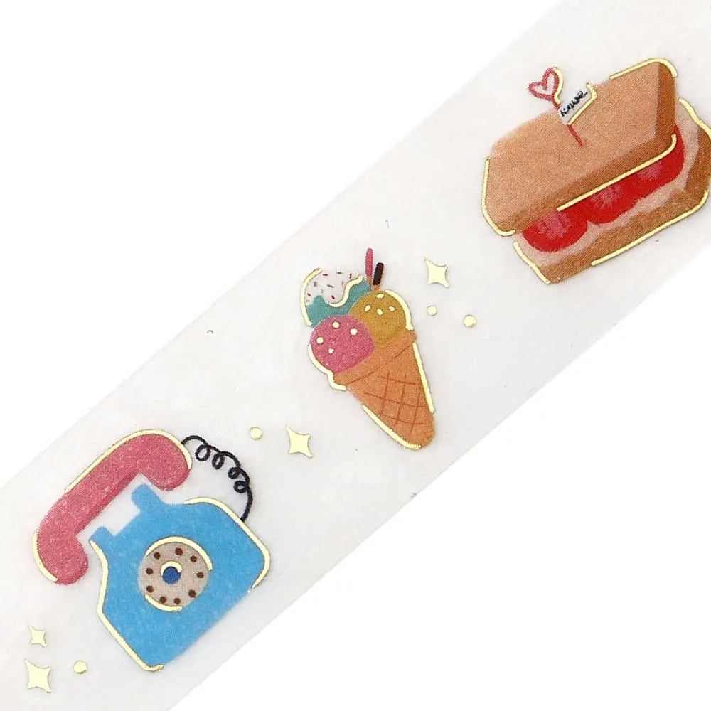 BGM LIFE Series Foil-stamped Clear Tape 20mm - Little Days