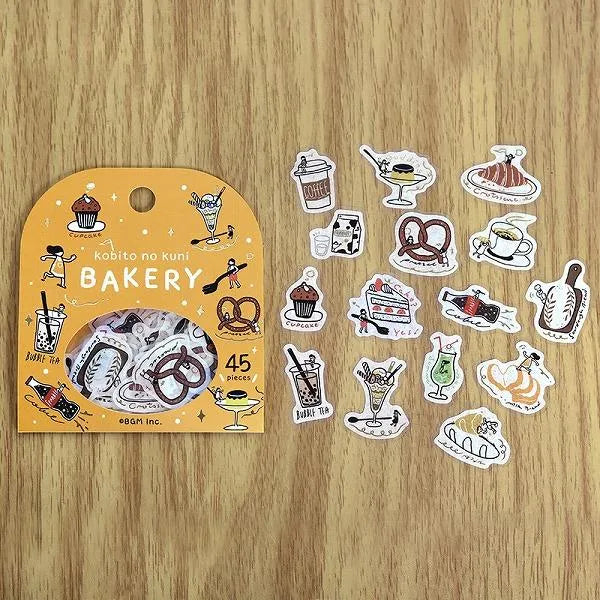 BGM Lilliputian Country Foil-stamped Flake Seal - Bakery - Default Title by Techo Treats Stationery