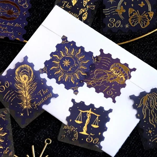BGM Post Office Foil-stamped Flake Seal - The Fantasy - Default Title by Techo Treats Stationery
