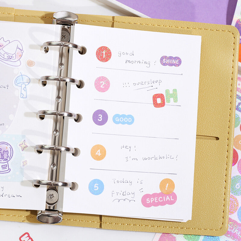 BGM Roll Sticker Petit - Message - Default Title by Techo Treats Stationery