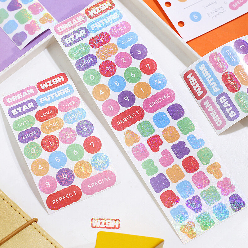 BGM Roll Sticker Petit - Message - Default Title by Techo Treats Stationery