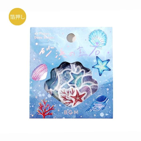 BGM Summer Limited Flake Seal - Jewelry on Sandy Beach - Default Title by Techo Treats Stationery