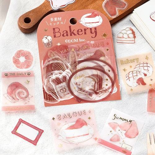 BGM Tracing Paper Flake Stickers - Bakery - Default Title by Techo Treats Stationery