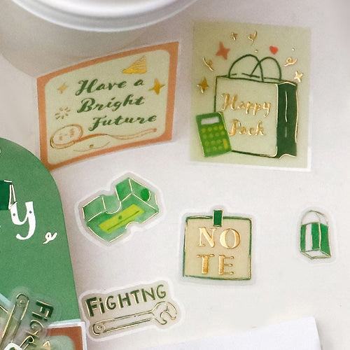BGM Tracing Paper Flake Stickers - Stationery - Default Title by Techo Treats Stationery