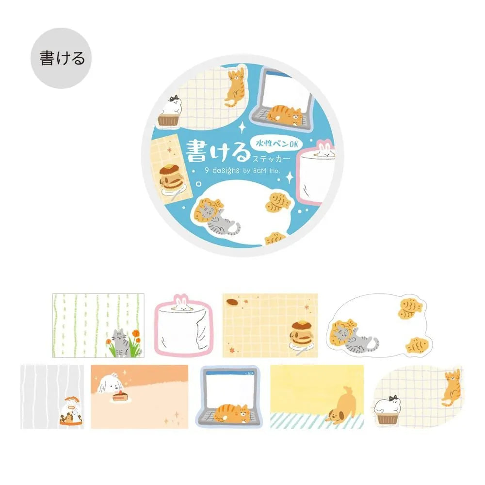 BGM Writable Roll Sticker - Warm Weather - Default Title by Techo Treats Stationery
