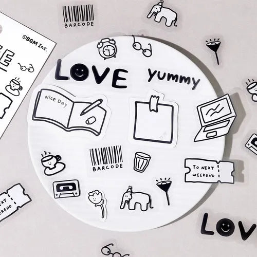 BGM YURUKU IKO-YO Mixed Flake Seal - Life Goods - Default Title by Techo Treats Stationery