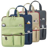 Cat Scene 13" Laptop Carrying Sleeve - Biscuit Beige - Techo Treats