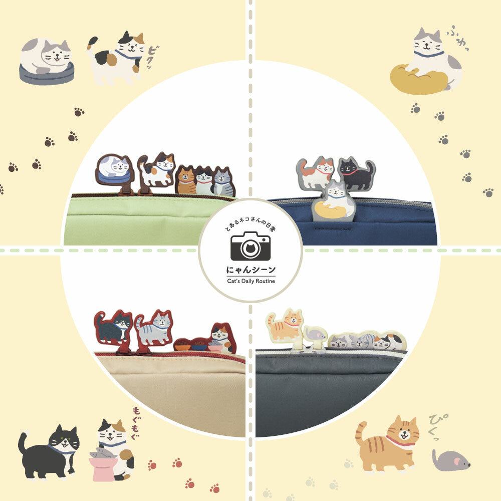 Cat Scene 13" Laptop Carrying Sleeve - Biscuit Beige - Techo Treats