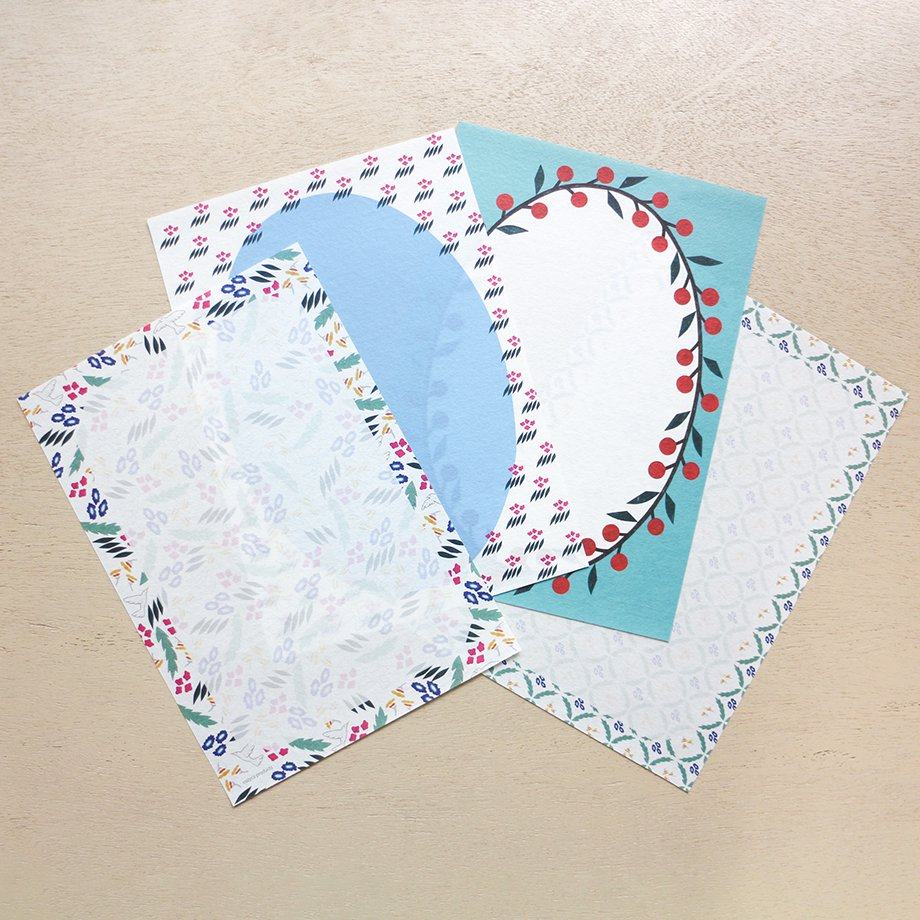 chihiro yasuhara Letter Pad - BOTANICAL - cozyca products - Default Title by Techo Treats Stationery