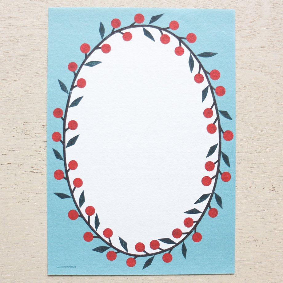 chihiro yasuhara Letter Pad - BOTANICAL - cozyca products - Default Title by Techo Treats Stationery