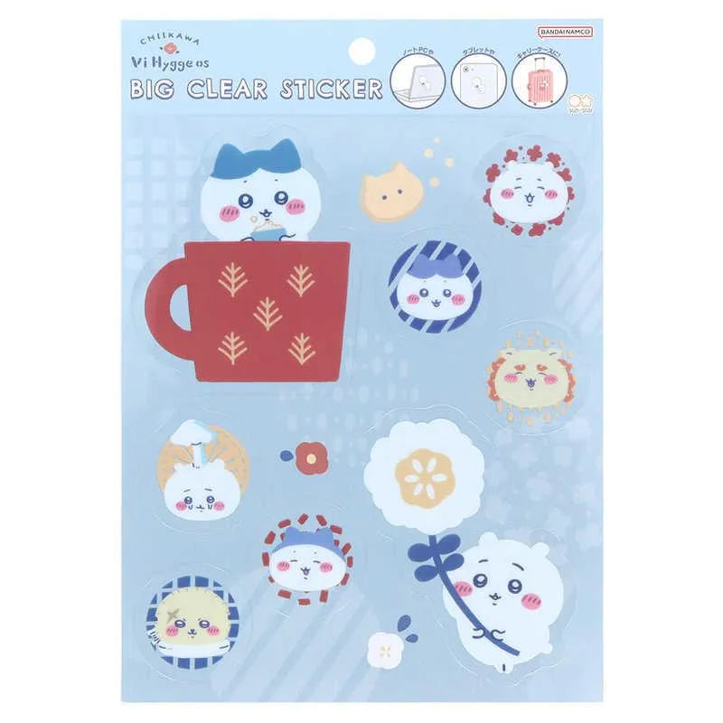 Chiikawa Big Clear Sticker - Blue - Sun-Star Stationery - Default Title by Techo Treats Stationery