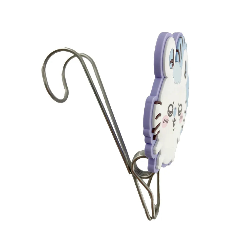 Chiikawa Hanger Clip (2 pcs) - Usagi & Momonga - SHOBIDO - Default Title by Techo Treats Stationery