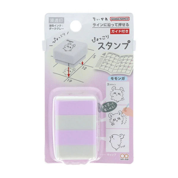 Chiikawa Pyokkori 3-in-1 Penetrating Stamp - Momonga - Sun-Star Stationery
