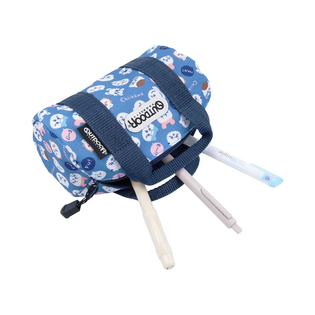 Chiikawa x OUTDOOR Pen Pouch R.BOSTON - Blue - Sun-Star Stationery - Default Title by Techo Treats Stationery