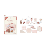 Chiltty Flake Stickers - Red - Techo Treats