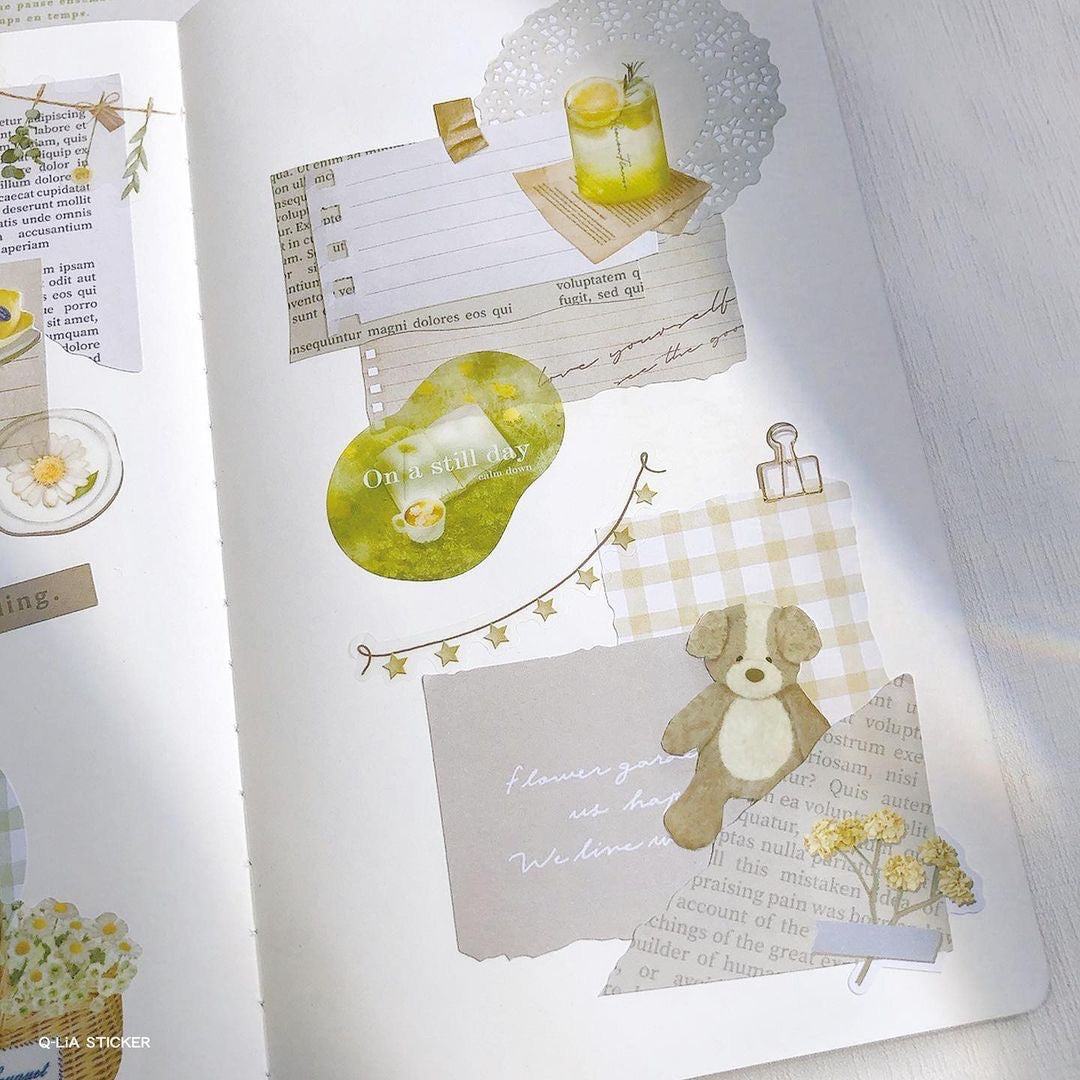 Chiltty Flake Stickers - Yellow - Techo Treats
