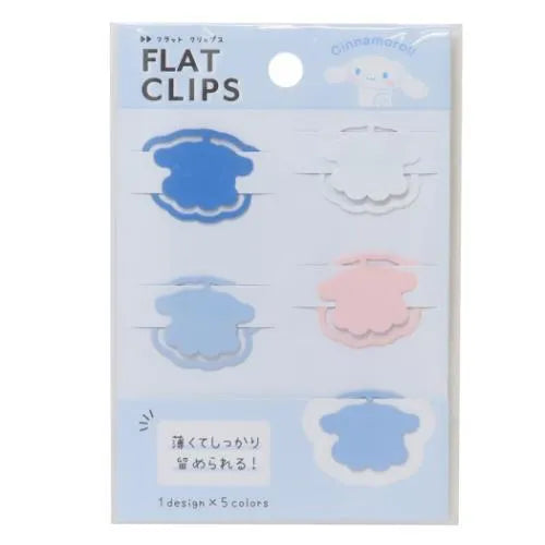 Cinnamoroll Character Flat Clips - KAMIO JAPAN - Default Title by Techo Treats Stationery