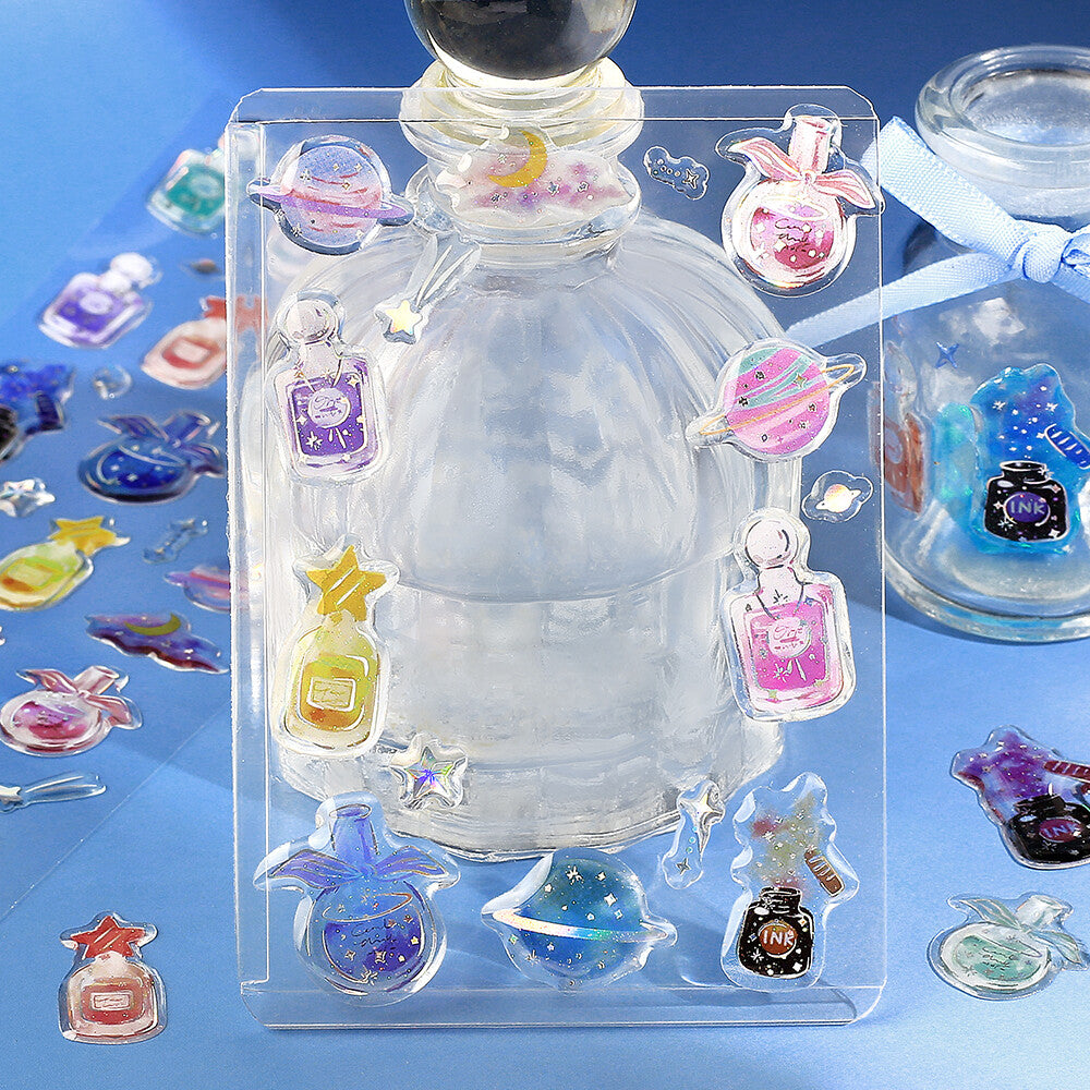 Crystal Seal Epoxy Sticker - Cosmos Perfume - Techo Treats