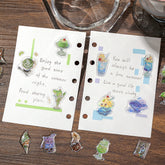 Crystal Seal Epoxy Sticker - Japanese Cafe A La Mode - Techo Treats