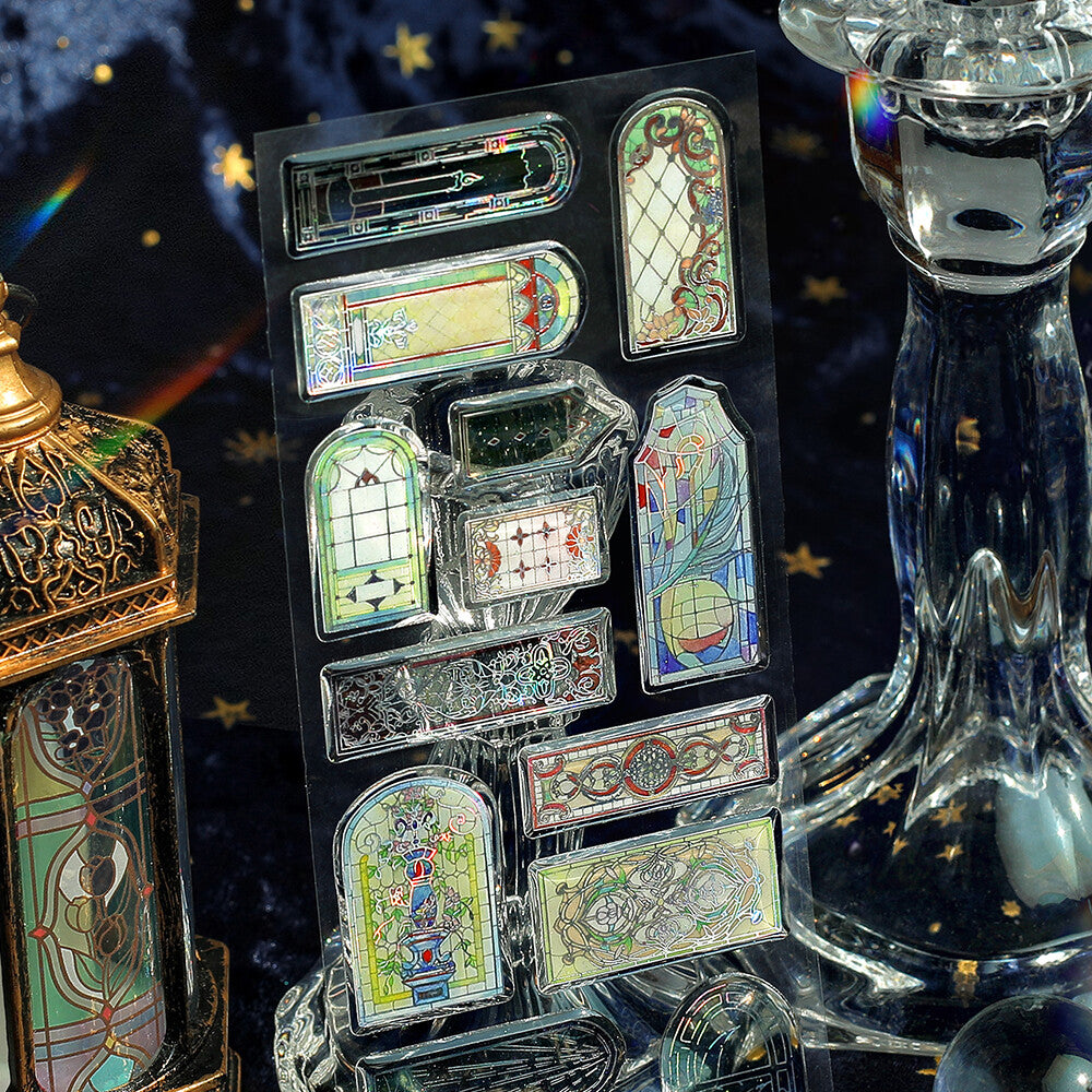 Crystal Seal Epoxy Sticker - Stained Glass - Techo Treats