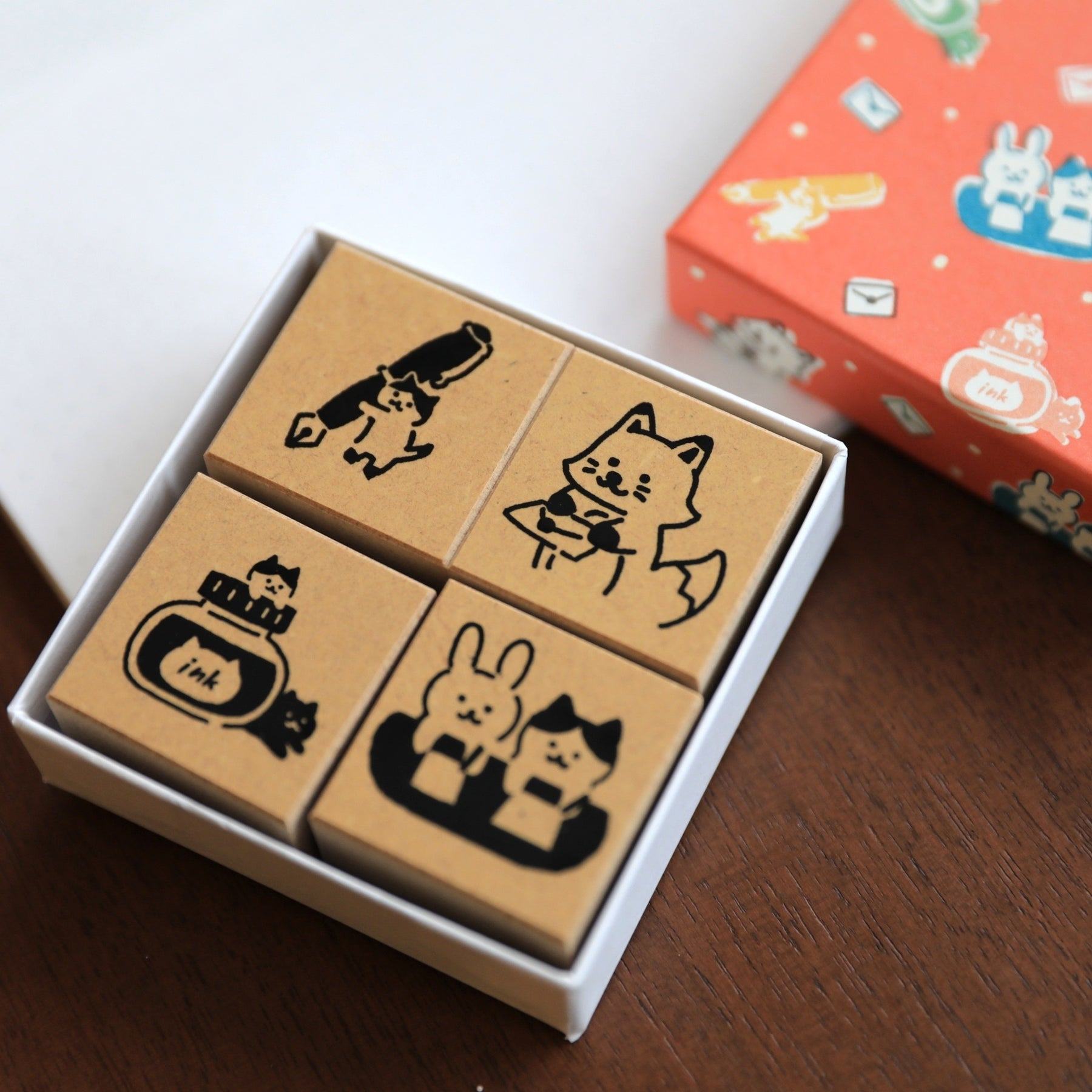 CTFJ Rubber Stamp Box Set - You Got Mail - Furukawa Shiko - Default Title by Techo Treats Stationery