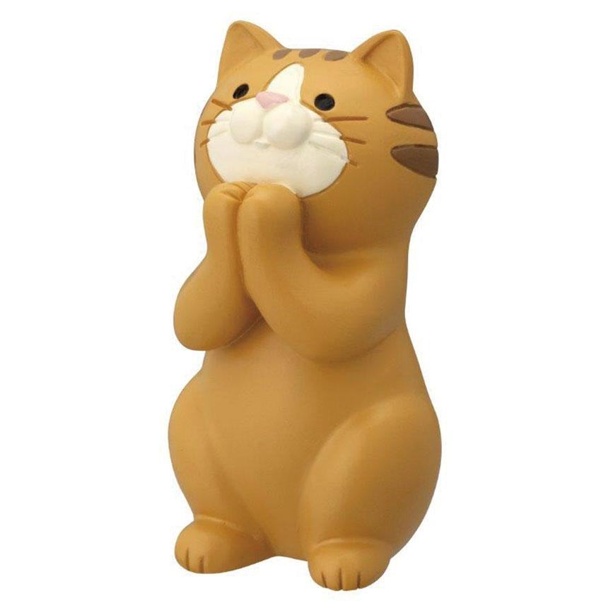 Decole Desktop Cat Glasses Stand - Tiger Cat - Default Title by Techo Treats Stationery