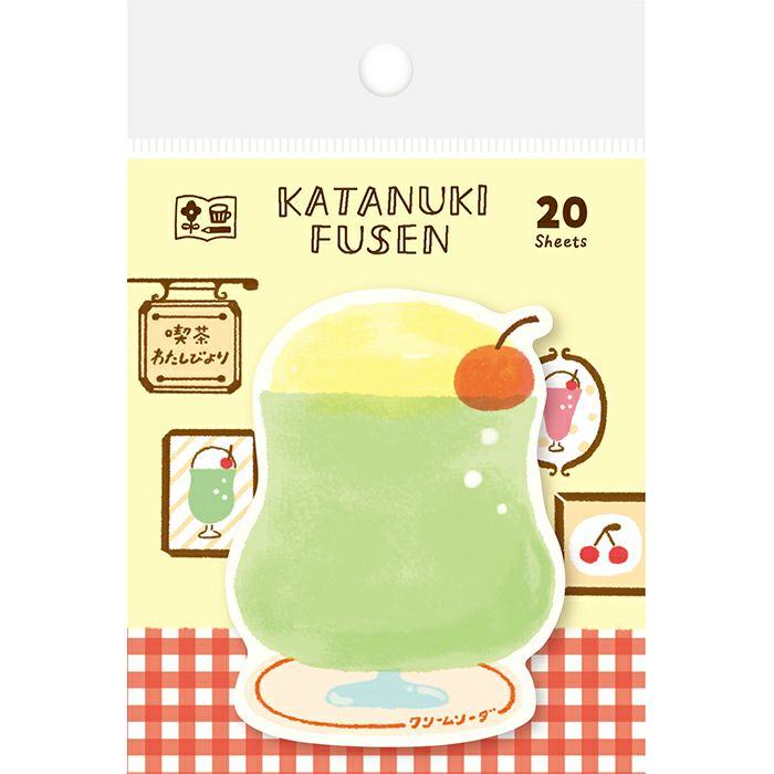 Die-cut Sticky Notes - Cream Soda - Furukawa Shiko - Default Title by Techo Treats Stationery