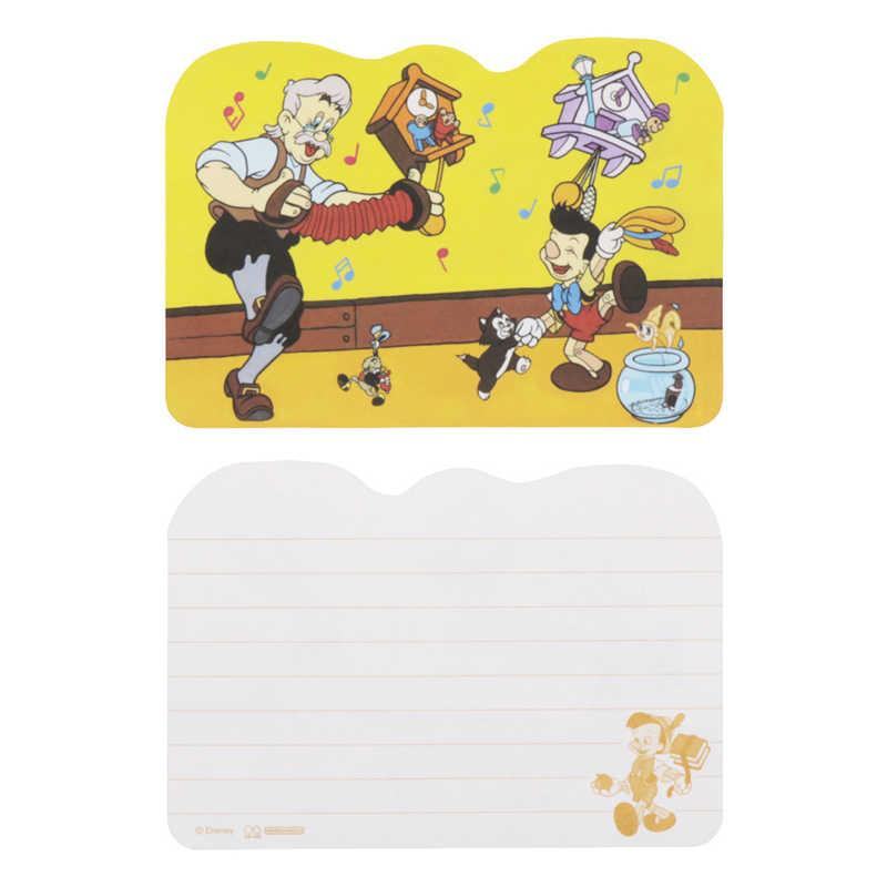 Disney Retro Art Collection Vol.2 - Die-cut Letter Set - Pinocchio - Sun-Star Stationery - Default Title by Techo Treats Stationery