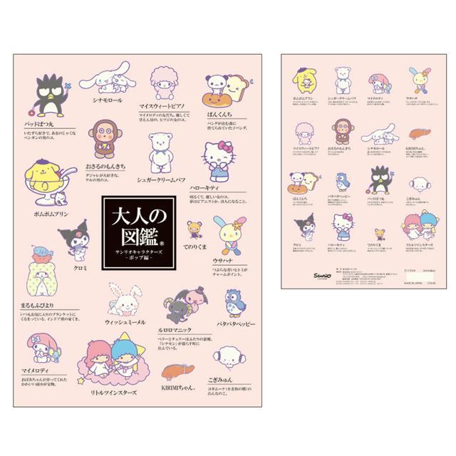 Encyclopaedia for Adults A5 Notebook - Sanrio Characters Pop - KAMIO JAPAN - Default Title by Techo Treats Stationery