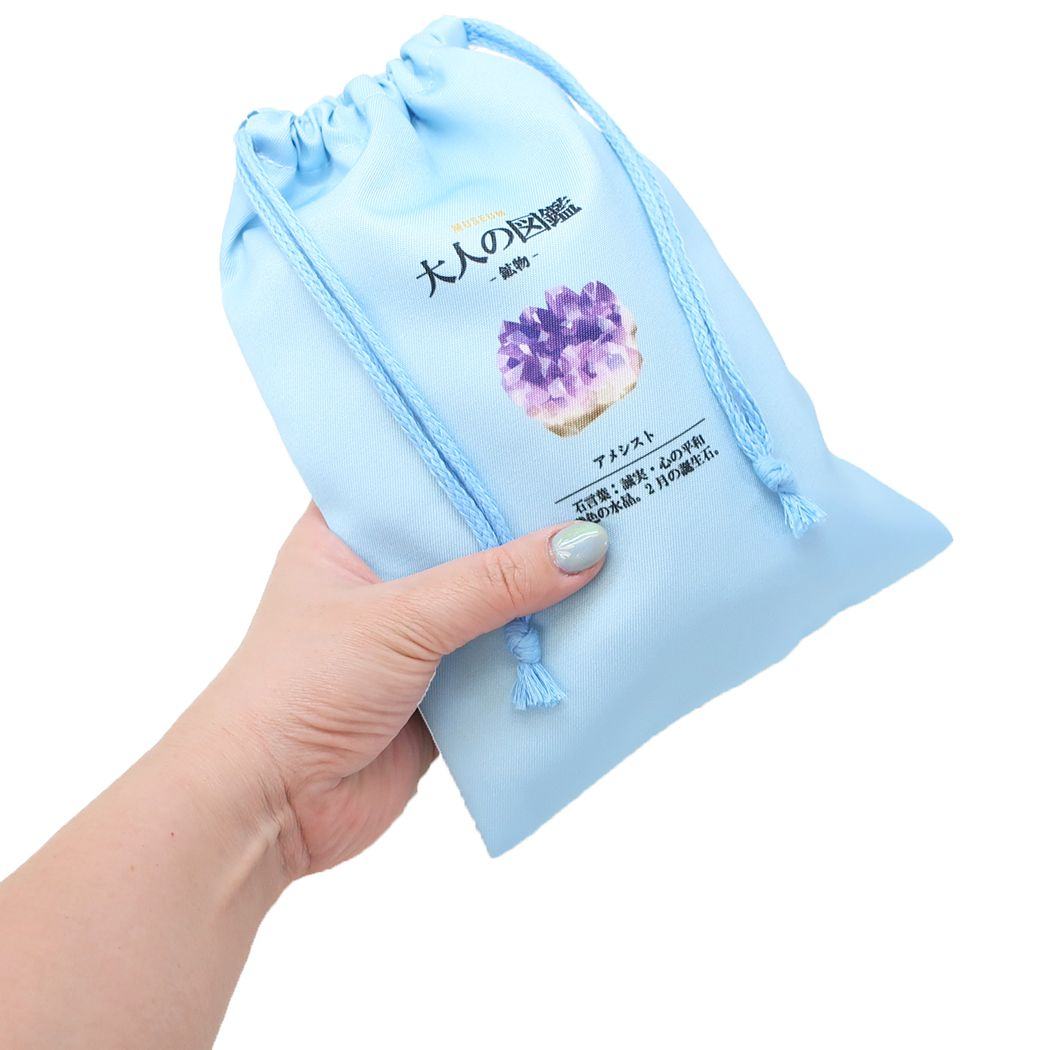 Encyclopaedia for Adults Drawstring Bag - Crystal - KAMIO JAPAN - Default Title by Techo Treats Stationery