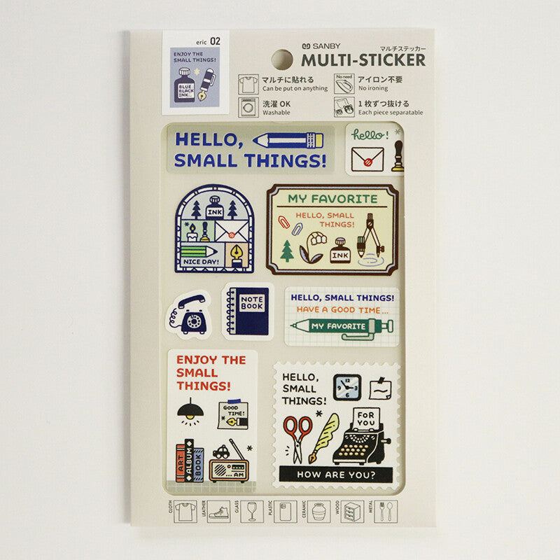 eric Washable MULTI-STICKER - MY DESK