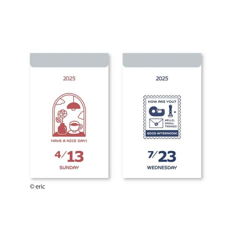eric 2025 Daily Calendar - Techo Treats